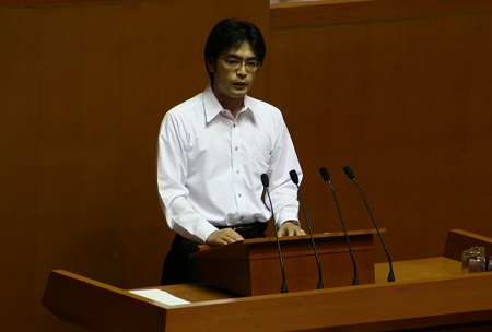 福岡県議会の6月定例会。初めて一般質問をさせていただきました。