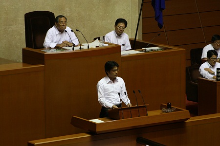 福岡県議会9月定例会。2回目の一般質問に立ちました。