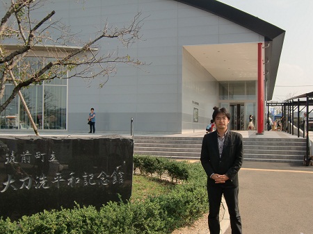 朝倉周辺を視察。大刀洗平和祈念館(筑前町)や朝倉地域の物産イベントなど。