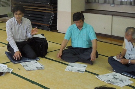 住民有志の皆さんの会合で県政報告