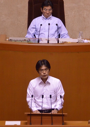 福岡県議会9月定例会。6回目となる一般質問に立ちました。