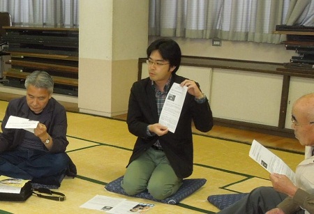 地元の住民有志の皆さんの会合で県政報告。