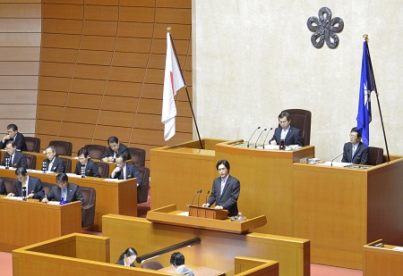 福岡県議会2月定例会。連続8回目となる一般質問に臨みました。