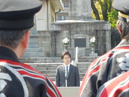 古賀市消防団入退団式