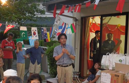夜は夏祭り。町川原2区、千鳥タウンコート区、日吉台区、千鳥東区、さや団地区へ。