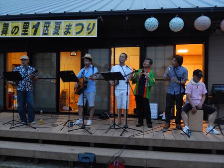 古賀市内各地の夏祭り・盆踊りに参加しました。