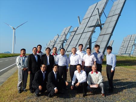 福岡県政の重要テーマである再生可能エネルギーの普及促進や電力の安定供給などに関して、所属会派として先進事例の視察を実施。