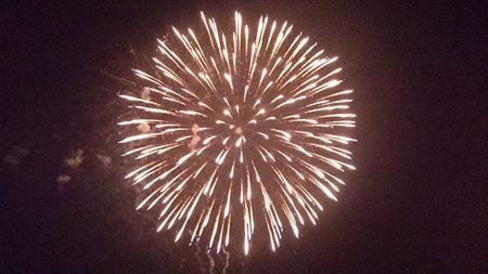 地元・古賀市の一大イベント「古賀ブライトフェスタ(ブラフェス)」が盛大に開催。フィナーレは花火が打ち上げられました。