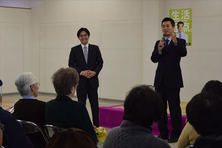 午後は、花鶴丘の後援会事務所(古賀市花鶴丘1丁目6-2)で対話集会。