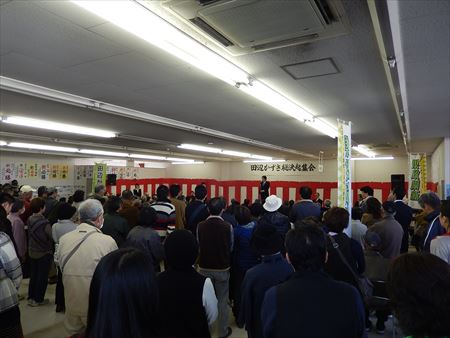 皆さんの熱い激励に励まされました!