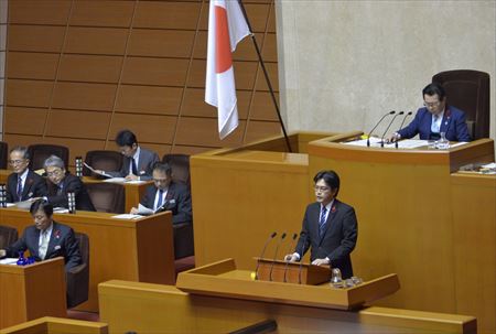 福岡県議会12月定例会で、連続19回目となる本会議質問(一般質問)に臨みました。